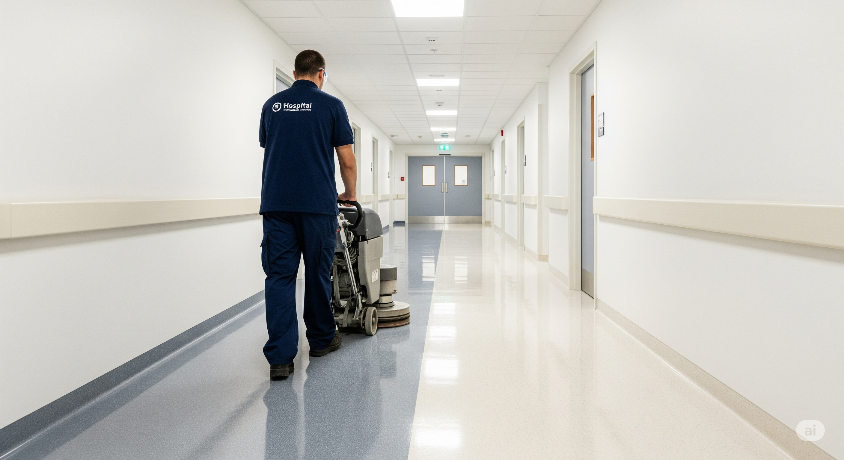 Lavado y encerado de pisos